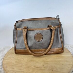 Pacific Connections Satchel Bag Top Handle Shoulder Bag Taupe Brown‎ Small